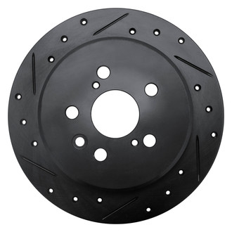 DFC® - Premium Drilled and Slotted Rear Driver Side Brake Rotor