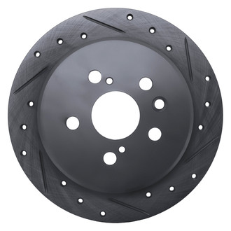 DFC® - Premium Drilled and Slotted Rear Passenger Side Brake Rotor