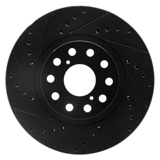 DFC® - Premium Drilled and Slotted Front Driver Side Brake Rotor