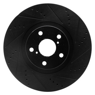 DFC® - Premium Drilled and Slotted Front Driver Side Brake Rotor