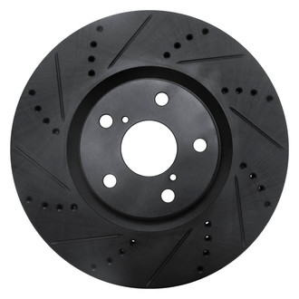 DFC® - Premium Drilled and Slotted Front Passenger Side Brake Rotor