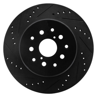 DFC® - Premium Drilled and Slotted Rear Driver Side Brake Rotor