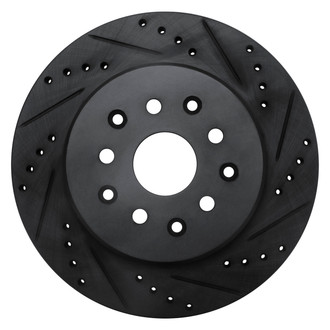 DFC® - Premium Drilled and Slotted Rear Passenger Side Brake Rotor