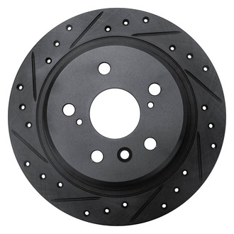 DFC® - Premium Drilled and Slotted Rear Driver Side Brake Rotor