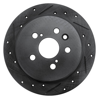 DFC® - Premium Drilled and Slotted Rear Driver Side Brake Rotor