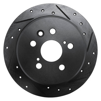DFC® - Premium Drilled and Slotted Rear Passenger Side Brake Rotor
