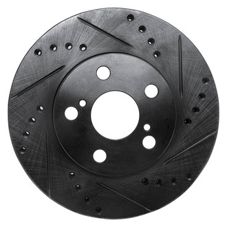 DFC® - Premium Drilled and Slotted Front Passenger Side Brake Rotor