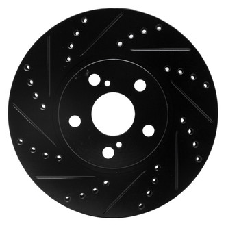 DFC® - Premium Drilled and Slotted Front Driver Side Brake Rotor