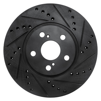 DFC® - Premium Drilled and Slotted Front Passenger Side Brake Rotor