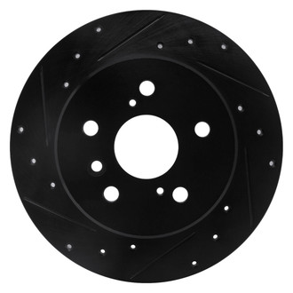 DFC® - Premium Drilled and Slotted Rear Driver Side Brake Rotor