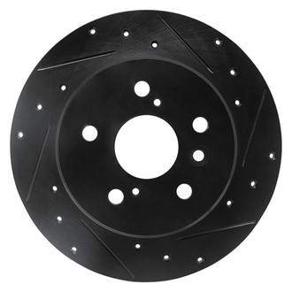 DFC® - Premium Drilled and Slotted Rear Passenger Side Brake Rotor
