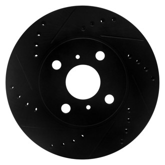 DFC® - Premium Drilled and Slotted Front Driver Side Brake Rotor