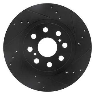 DFC® - Premium Drilled and Slotted Rear Passenger Side Brake Rotor