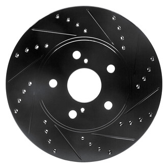 DFC® - Premium Drilled and Slotted Front Passenger Side Brake Rotor