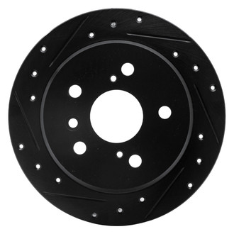 DFC® - Premium Drilled and Slotted Rear Driver Side Brake Rotor