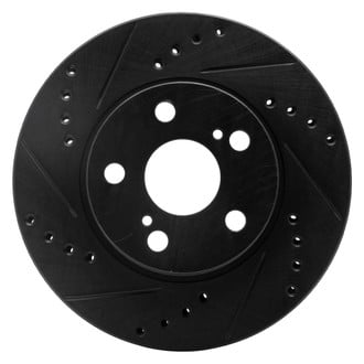 DFC® - Premium Drilled and Slotted Front Driver Side Brake Rotor