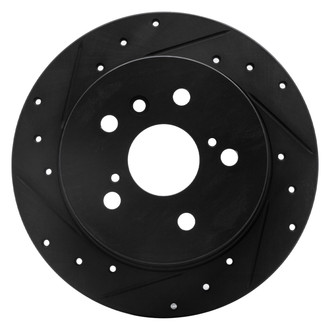 DFC® - Premium Drilled and Slotted Rear Driver Side Brake Rotor