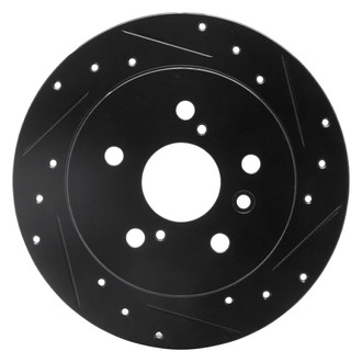 DFC® - Premium Drilled and Slotted Rear Passenger Side Brake Rotor