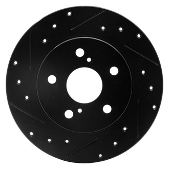 DFC® - Premium Drilled and Slotted Rear Driver Side Brake Rotor