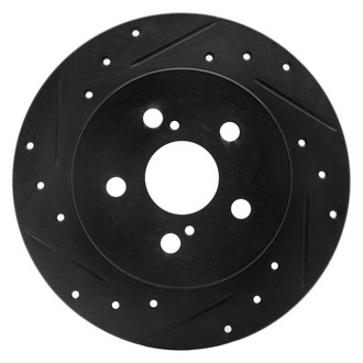 DFC® - Premium Drilled and Slotted Rear Driver Side Brake Rotor