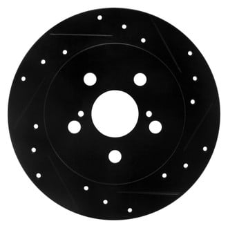 DFC® - Premium Drilled and Slotted Rear Passenger Side Brake Rotor