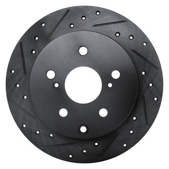 DFC® - Premium Drilled and Slotted Rear Driver Side Brake Rotor