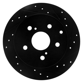 DFC® - Premium Drilled and Slotted Rear Passenger Side Brake Rotor