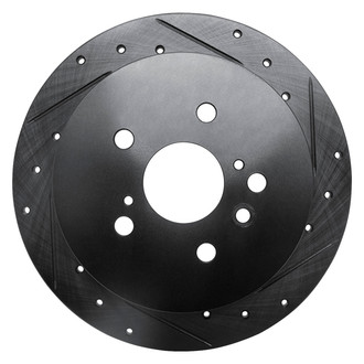 DFC® - Premium Drilled and Slotted Rear Passenger Side Brake Rotor