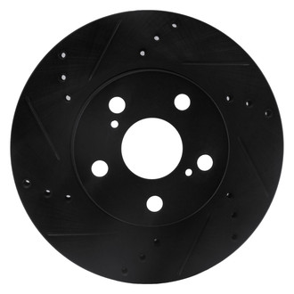 DFC® - Premium Drilled and Slotted Front Driver Side Brake Rotor