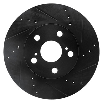 DFC® - Premium Drilled and Slotted Front Passenger Side Brake Rotor