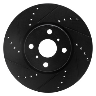 DFC® - Premium Drilled and Slotted Front Driver Side Brake Rotor