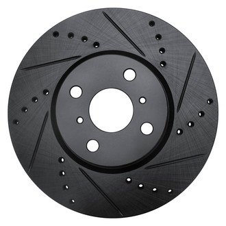 DFC® - Premium Drilled and Slotted Front Passenger Side Brake Rotor