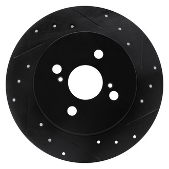 DFC® - Premium Drilled and Slotted Rear Passenger Side Brake Rotor