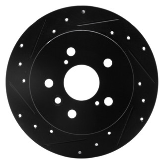 DFC® - Premium Drilled and Slotted Rear Driver Side Brake Rotor