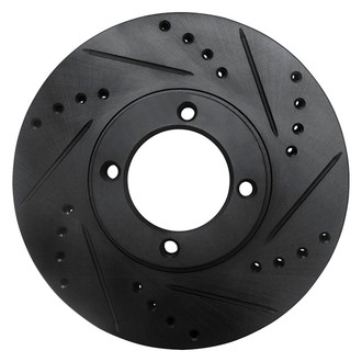 DFC® - Premium Drilled and Slotted Front Passenger Side Brake Rotor