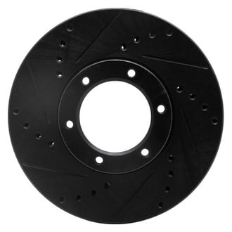 DFC® - Premium Drilled and Slotted Front Driver Side Brake Rotor