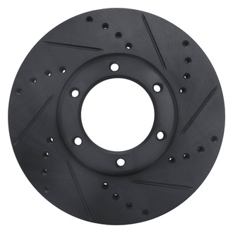 DFC® - Premium Drilled and Slotted Front Passenger Side Brake Rotor