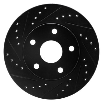 DFC® - Premium Drilled and Slotted Front Driver Side Brake Rotor