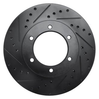 DFC® - Premium Drilled and Slotted Front Driver Side Brake Rotor