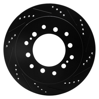 DFC® - Premium Drilled and Slotted Rear Passenger Side Brake Rotor