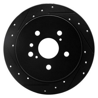 DFC® - Premium Drilled and Slotted Rear Driver Side Brake Rotor