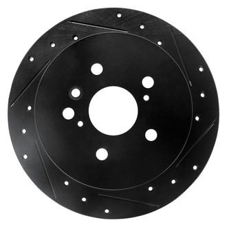 DFC® - Premium Drilled and Slotted Rear Passenger Side Brake Rotor