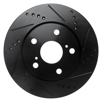 DFC® - Premium Drilled and Slotted Front Passenger Side Brake Rotor