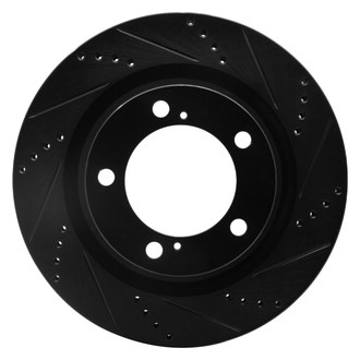 DFC® - Premium Drilled and Slotted Front Passenger Side Brake Rotor