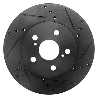 DFC® - Premium Drilled and Slotted Front Passenger Side Brake Rotor