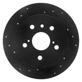 DFC® - Premium Drilled and Slotted Rear Driver Side Brake Rotor