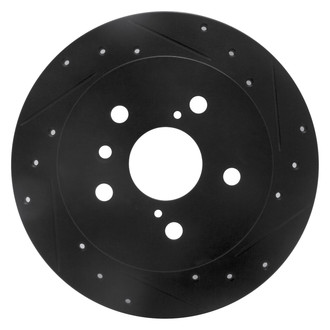 DFC® - Premium Drilled and Slotted Rear Passenger Side Brake Rotor