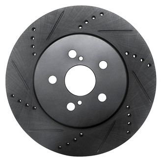DFC® - Premium Drilled and Slotted Front Driver Side Brake Rotor