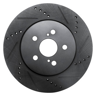 DFC® - Premium Drilled and Slotted Front Passenger Side Brake Rotor