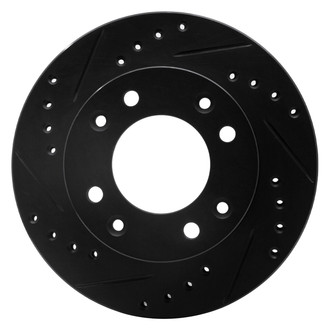 DFC® - Premium Drilled and Slotted Front Driver Side Brake Rotor